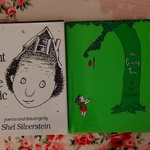2 hardcover books by Shel Silverstein